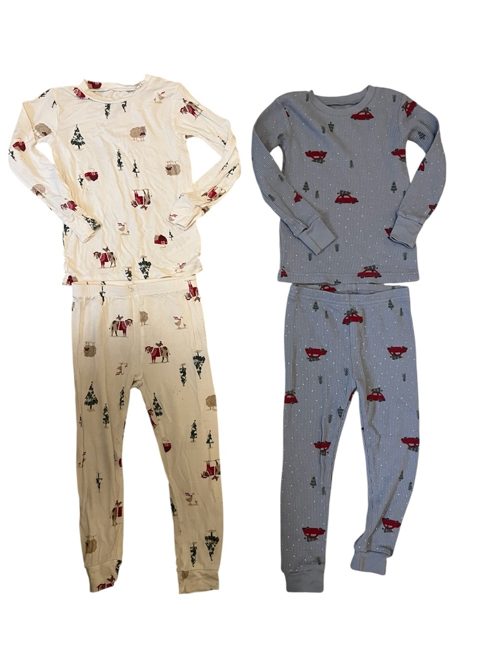 Carter’s Comfy Soft Christmas Holiday Pajamas- Set of 2